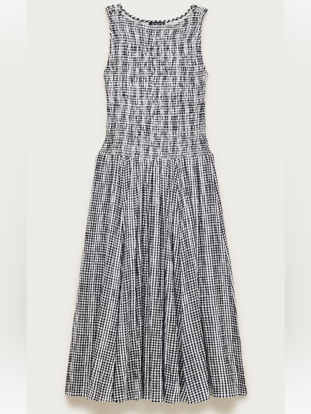 NWT J. Crew Lina midi dress in gingham in Size Small - Picture 4 of 8
